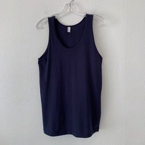 American Apparel navy blue tank top